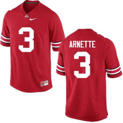 NCAA Ohio State Buckeyes Men's #3 Damon Arnette Red Nike Football College Jersey BYP3145SC